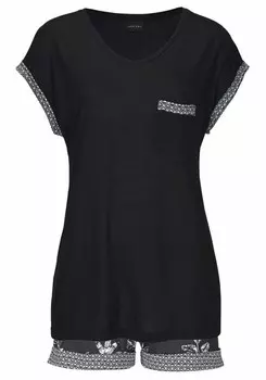 Пижама Lascana, черный