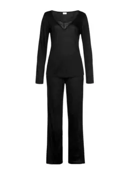 Пижама LASCANA, черный