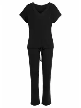 Пижама LASCANA, черный