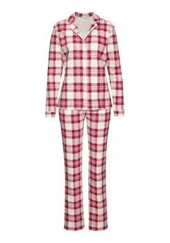 Пижама LASCANA, цвет Blood red