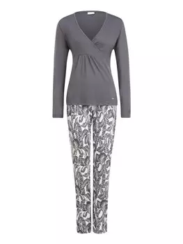 Пижама LASCANA, цвет grau-gemustert