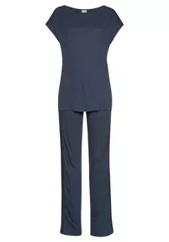 Пижама Lascana, ночной синий