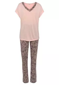 Пижама LASCANA, розовый