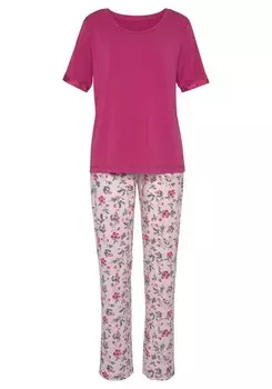 Пижама Lascana SUMMER, светло-розовый