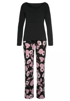 Пижама LASCANA, темно-синий