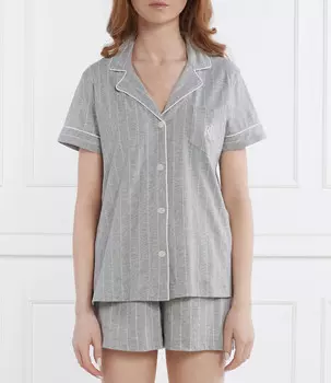 Пижама LAUREN RALPH LAUREN Regular Fit, серый