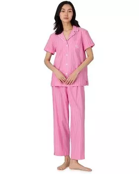 Пижама Lauren Ralph Lauren Short, цвет Pink Stripe