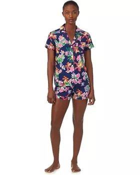 Пижама LAUREN Ralph Lauren Short Sleeve Notch Collar Boxer, цвет Multi Floral