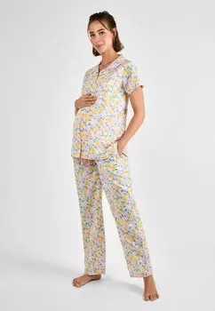 Пижама LEMON PRINT MATERNITY SET JoJo Maman Bb, фуксия