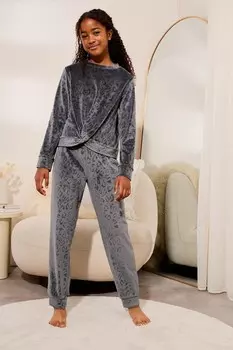 Пижама Lipsy, серый