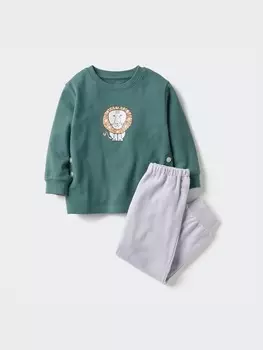 Пижама Лиза Ларсон Uniqlo, цвет 54 зеленый