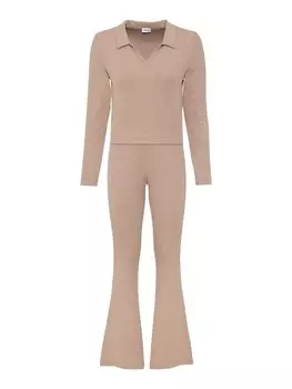 Пижама LSCN BY LASCANA, песочный