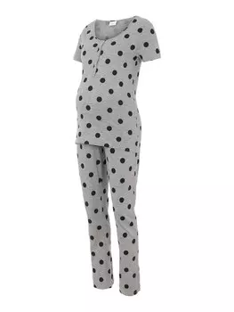 Пижама Mamalicious Mira Lia, пестрый серый