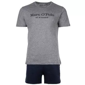 Пижама Marc O'Polo, цвет Grau/Dunkelblau