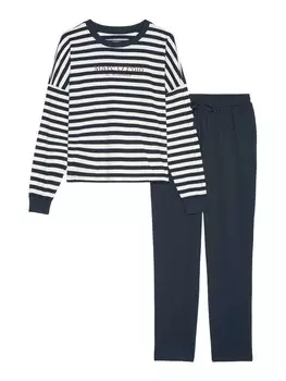 Пижама Marc O'Polo Mix & Match Cotton, цвет Blue/White