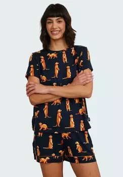 Пижама MEERKAT PRINT SET - Pyjama set Chelsea Peers, темно-синий