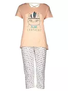 Пижама Melissa Brown, цвет apricot/wei