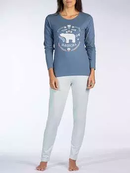 Пижама Melissa Brown, цвет blau/hellblau