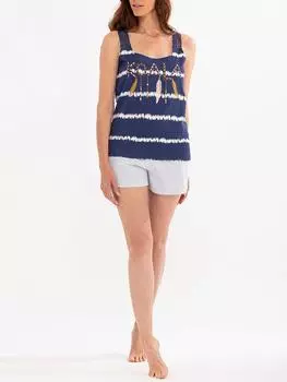 Пижама Melissa Brown, цвет dunkelblau/grau