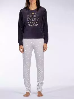 Пижама Melissa Brown, цвет dunkelblau/grau