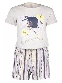 Пижама Melissa Brown, цвет hellgrau/lila