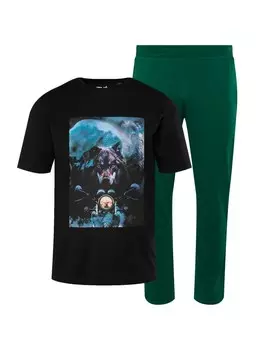 Пижама Men Plus Langer, черный