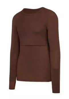 Пижама MERINO UMSTANDSMODE SET UNTERWSCHE UMSTANDSPULLOVER UND UMSTANDSHOSE normani Outdoor Sports, бронза