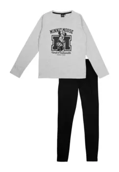 Пижама MINNIE MOUSE LANGARM Disney, серый