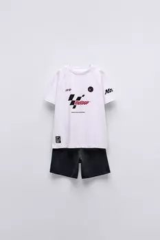 пижама moto gp ZARA, антрацитово-серый