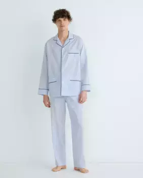 Пижама мужская клетчатая поплиновая Emidio Tucci, белый