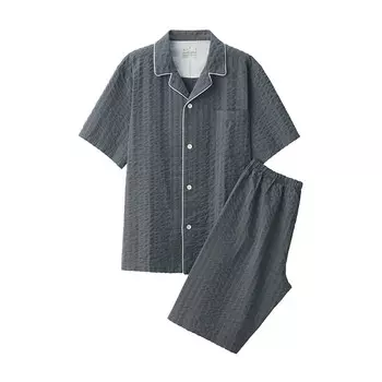 Пижама мужская Muji бесшовная, серый