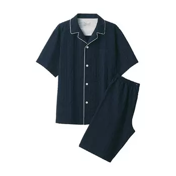 Пижама мужская Muji бесшовная, синий