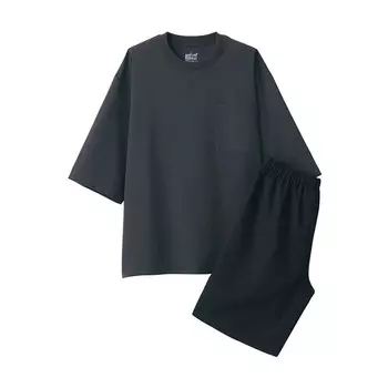 Пижама мужская Muji с короткими рукавами, черный