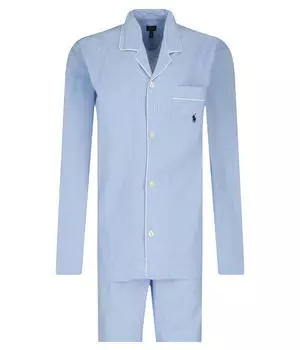 Пижама мужская Polo Ralph Lauren хлопковая, голубой