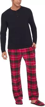 Пижама на пуговицах с длинными рукавами Bedhead PJs, цвет Nicholas Plaid