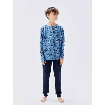 Пижама Name It Snowboard, синий