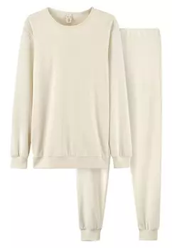 Пижама NATURE SET hessnatur, бежевый