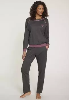 Пижама NEON SET - Pyjama set LASCANA, цвет Antrazit Meliert