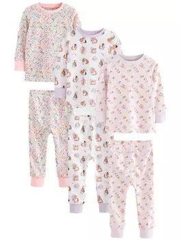 Пижама Next Cath Kidston, цвет Lilac/Rose/White