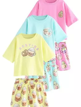 Пижама Next, цвет Blue/Yellow/Pink
