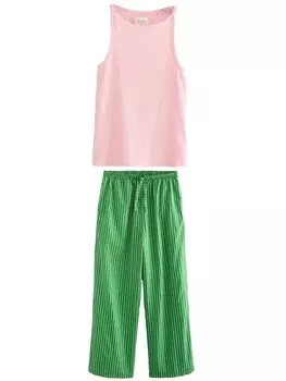 Пижама Next, цвет Green/Pink