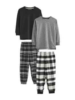 Пижама Next, цвет Grey/Black