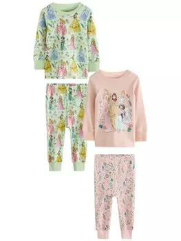 Пижама Next, цвет Light green/Pink