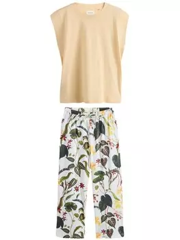Пижама Next, цвет Light yellow/White