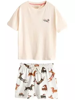 Пижама Next, цвет Nude/Ecru