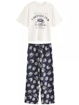 Пижама Next Pajama, темно-синий