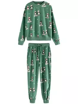 Пижама Next Pajama, зеленый