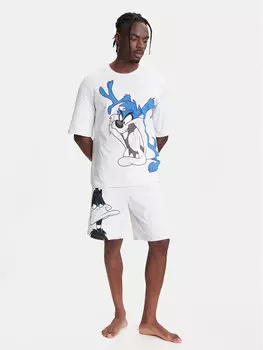 Пижама обычного кроя 30964P02V United Colors Of Benetton, серый