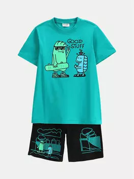 Пижама обычного кроя WC5448215PJS Coccodrillo, зеленый