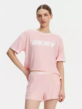 Пижама обычного кроя YI80039 Dkny, розовый